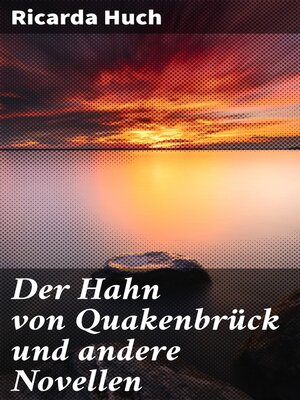 cover image of Der Hahn von Quakenbrück und andere Novellen